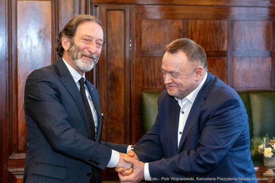 Kraków, Otofotokronika, Urząd Miasta Krakowa, UMK, wizyta, Kulig ambasador, Viktor Elbling, Niemie