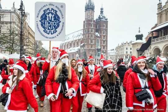 Kraków, Otofotokronika, Urząd Miasta Krakowa, UMK, Mikołaje, Kulig, paczki, tramwaj