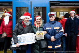 Kraków, Otofotokronika, Urząd Miasta Krakowa, UMK, Mikołaje, Kulig, paczki, tramwaj