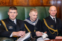 Kraków, Otofotokronika, Urząd Miasta Krakowa, UMK, marynarze, ORP Kraków, spotkanie, Majchrowski