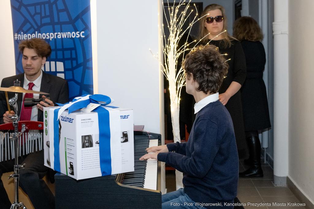 Kraków, Otofotokronika, niewidomi, Klub Rodzica, Bałuckiego, kolędy, Kulig  Autor: P. Wojnarowski