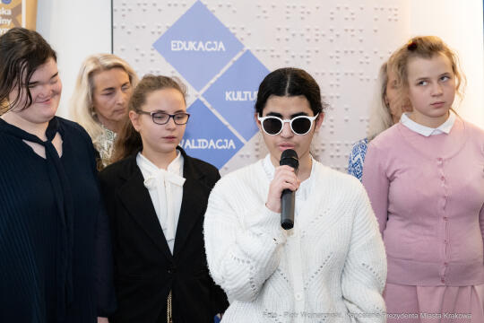 Kraków, Otofotokronika, niewidomi, Klub Rodzica, Bałuckiego, kolędy, Kulig