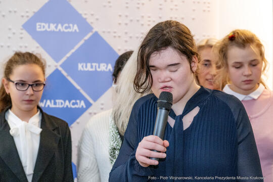 Kraków, Otofotokronika, niewidomi, Klub Rodzica, Bałuckiego, kolędy, Kulig