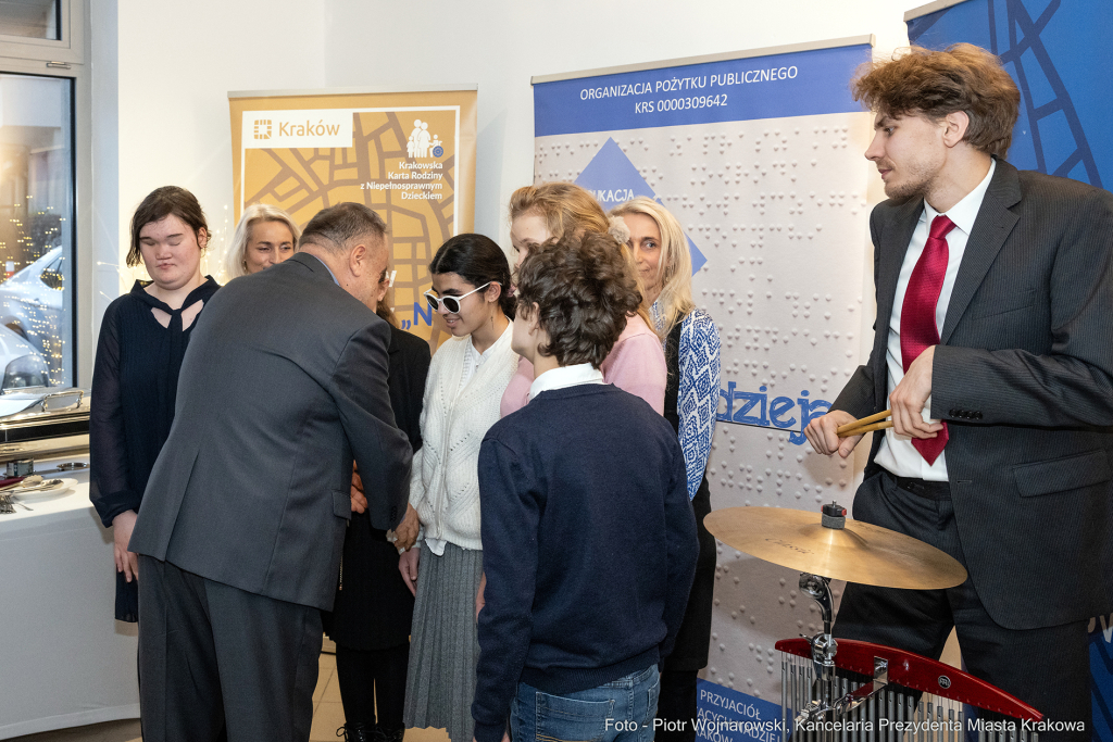 Kraków, Otofotokronika, niewidomi, Klub Rodzica, Bałuckiego, kolędy, Kulig  Autor: P. Wojnarowski