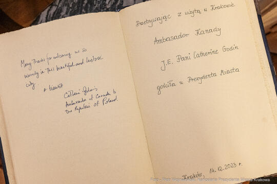 Kraków, Otofotokronika, ambasador, Kanada, Godin, spotkanie, Majchrowski, meeting, ambassador