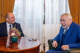 umk_1414.jpg-Klęczar, Krzysztof Klęczar, wojewoda Małopolski, spotkanie, nowy, Majchrowski