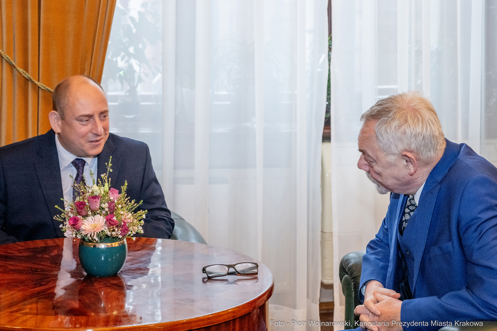 Kleczar, wojewoda, wizyta, Majchrowski  Autor: P. Wojnarowski