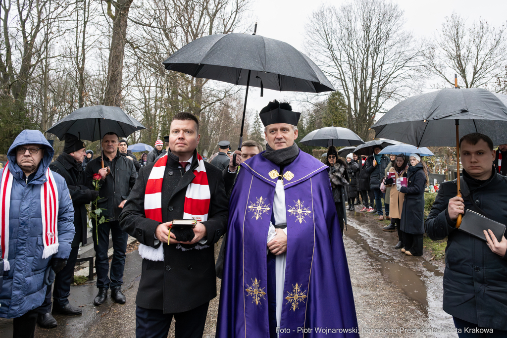 pogrzeb, Janusz Filipiak, Rakowicki, Aleja Zasłużonych, Cracovia, Comarch  Autor: P. Wojnarowski