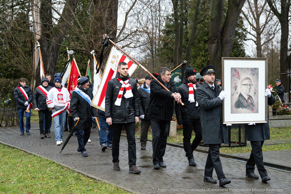 pogrzeb, Janusz Filipiak, Rakowicki, Aleja Zasłużonych, Cracovia, Comarch  Autor: P. Wojnarowski