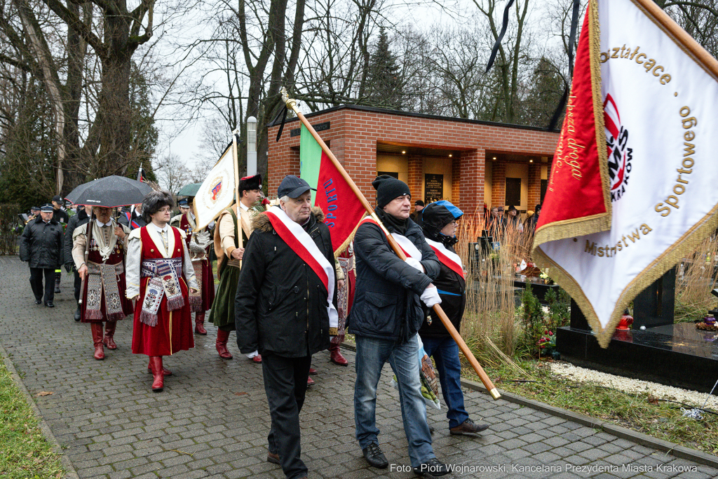 pogrzeb, Janusz Filipiak, Rakowicki, Aleja Zasłużonych, Cracovia, Comarch  Autor: P. Wojnarowski