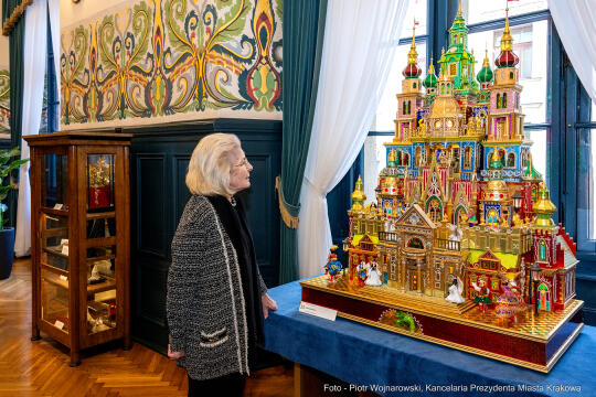 wręczenie, Penderecka, Majchrowski, Dyplom Jubileuszowy, Otofotokronika, Kraków