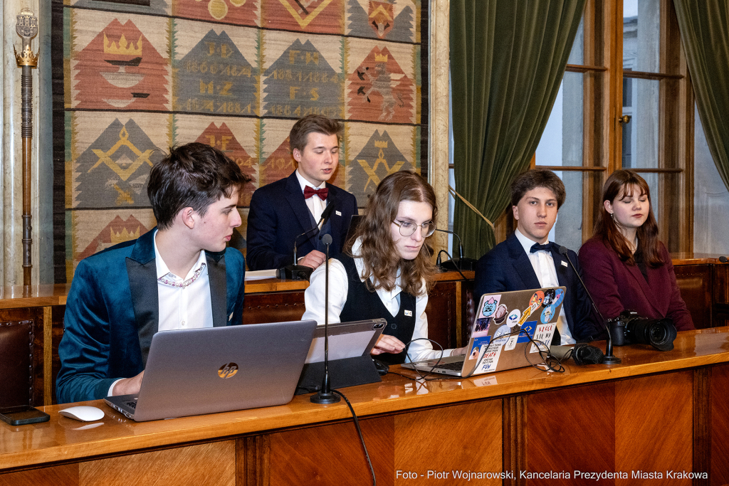 Kulig Andrzej, Poczet Rajców i Radnych Miasta Krakowa, Młodzieżowa Rada Miasta Krakowa  Autor: P. Wojnarowski