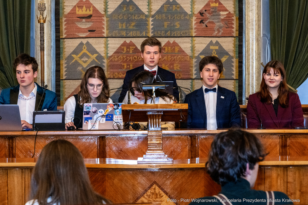 Kulig Andrzej, Poczet Rajców i Radnych Miasta Krakowa, Młodzieżowa Rada Miasta Krakowa  Autor: P. Wojnarowski