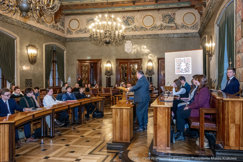 Kulig Andrzej, Poczet Rajców i Radnych Miasta Krakowa, Młodzieżowa Rada Miasta Krakowa  Autor: P. Wojnarowski