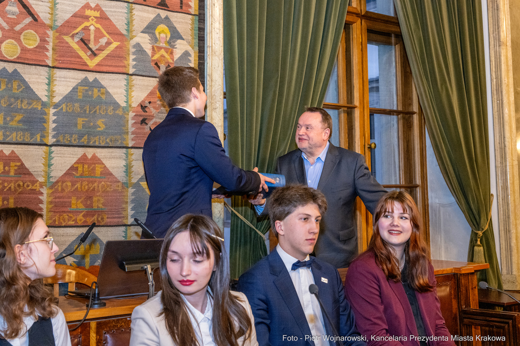 Kulig Andrzej, Poczet Rajców i Radnych Miasta Krakowa, Młodzieżowa Rada Miasta Krakowa  Autor: P. Wojnarowski