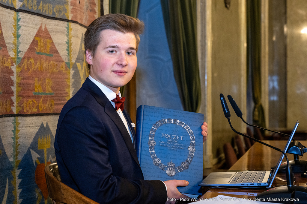 Kulig Andrzej, Poczet Rajców i Radnych Miasta Krakowa, Młodzieżowa Rada Miasta Krakowa  Autor: P. Wojnarowski