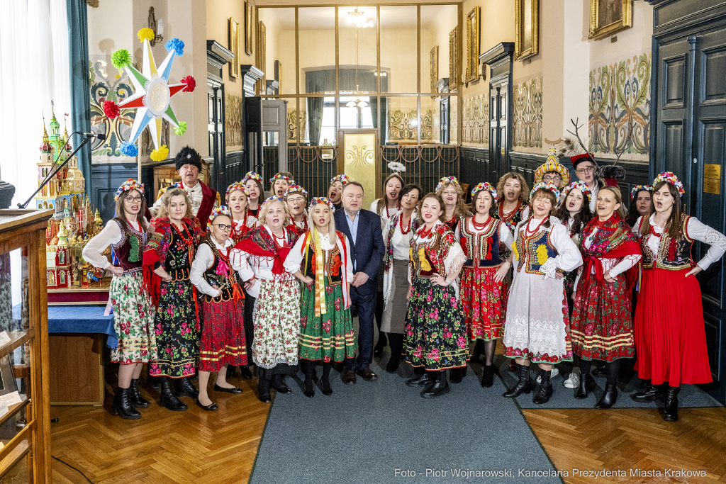 pw_168_002_fot. piotr wojnarowski.jpg-kolędowanie, Urząd Miasta Krakowa, Kulig Andrzej  Autor: P. Wojnarowski