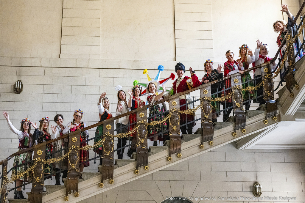 pw_168_010_fot. piotr wojnarowski.jpg-kolędowanie, Urząd Miasta Krakowa, Kulig Andrzej  Autor: P. Wojnarowski