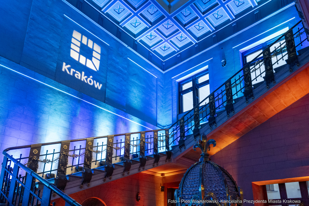 pw_169_001_fot. piotr wojnarowski.jpg-korpus, dyplomatyczny, spotkanie, Majchrowski, Kraków  Autor: P. Wojnarowski