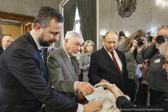 opłatek, spotkanie, Stowarzyszenie Gmin i Powiatów Małopolski, Ryś, Majchrowski, Kosiniak-Kamysz