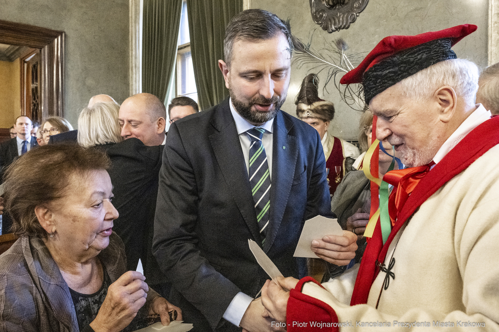 opłatek, spotkanie, Stowarzyszenie Gmin i Powiatów Małopolski, Ryś, Majchrowski, Kosiniak-Kamysz  Autor: P. Wojnarowski