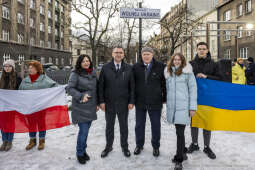 żywy łańcuch, akcja, Skwer Wolnej Ukrainy, konsul, Kośmider, Ukraińcy