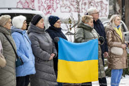 żywy łańcuch, akcja, Skwer Wolnej Ukrainy, konsul, Kośmider, Ukraińcy