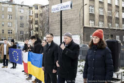 żywy łańcuch, akcja, Skwer Wolnej Ukrainy, konsul, Kośmider, Ukraińcy