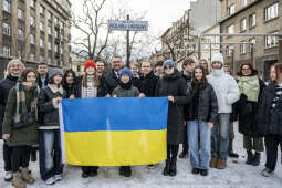 żywy łańcuch, akcja, Skwer Wolnej Ukrainy, konsul, Kośmider, Ukraińcy