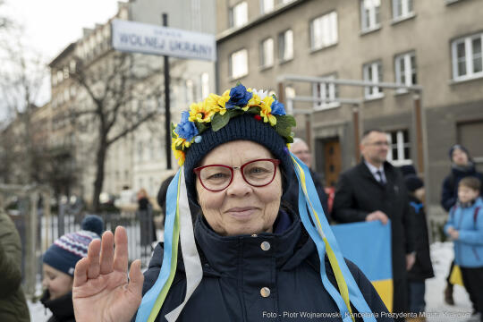 żywy łańcuch, akcja, Skwer Wolnej Ukrainy, konsul, Kośmider, Ukraińcy