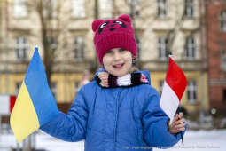 żywy łańcuch, akcja, Skwer Wolnej Ukrainy, konsul, Kośmider, Ukraińcy