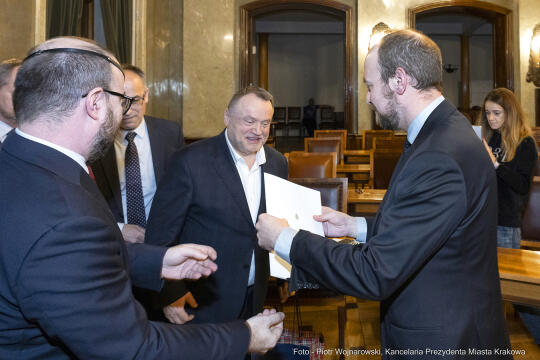 rady dzielnic, konwent, Kulig, Fryczek, Buszek, inauguracja, posiedzenie, spotkanie, przewodniczący