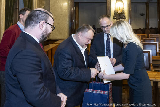 rady dzielnic, konwent, Kulig, Fryczek, Buszek, inauguracja, posiedzenie, spotkanie, przewodniczący