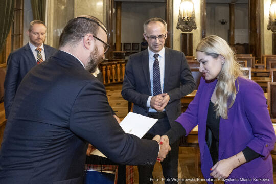 rady dzielnic, konwent, Kulig, Fryczek, Buszek, inauguracja, posiedzenie, spotkanie, przewodniczący