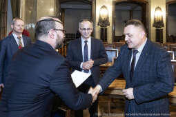 rady dzielnic, konwent, Kulig, Fryczek, Buszek, inauguracja, posiedzenie, spotkanie, przewodniczący