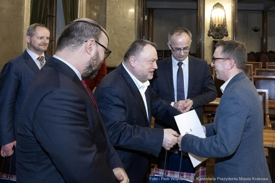 rady dzielnic, konwent, Kulig, Fryczek, Buszek, inauguracja, posiedzenie, spotkanie, przewodniczący