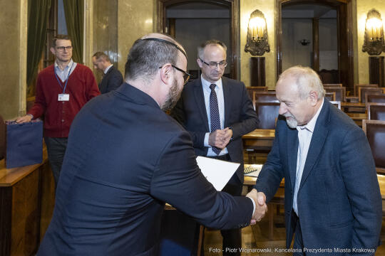 rady dzielnic, konwent, Kulig, Fryczek, Buszek, inauguracja, posiedzenie, spotkanie, przewodniczący