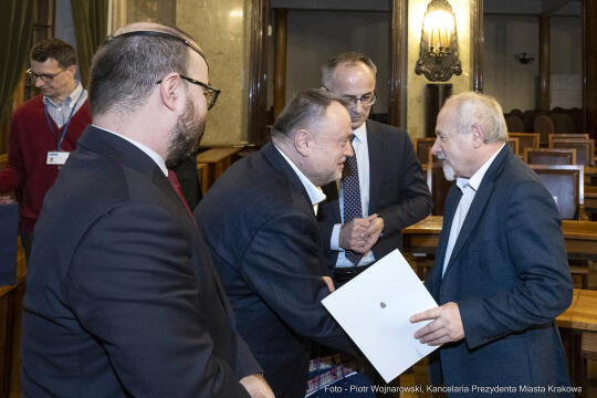 rady dzielnic, konwent, Kulig, Fryczek, Buszek, inauguracja, posiedzenie, spotkanie, przewodniczący