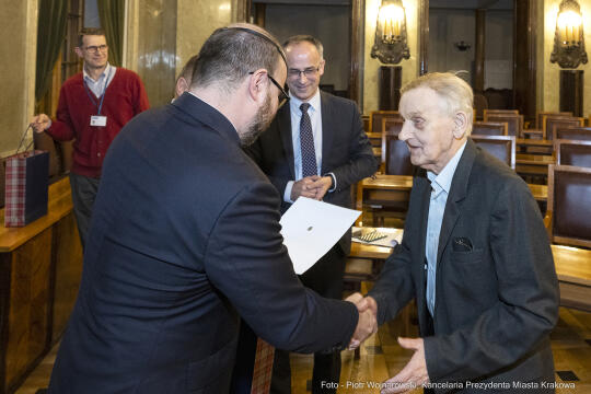 rady dzielnic, konwent, Kulig, Fryczek, Buszek, inauguracja, posiedzenie, spotkanie, przewodniczący