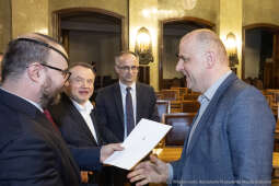 rady dzielnic, konwent, Kulig, Fryczek, Buszek, inauguracja, posiedzenie, spotkanie, przewodniczący