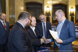 rady dzielnic, konwent, Kulig, Fryczek, Buszek, inauguracja, posiedzenie, spotkanie, przewodniczący