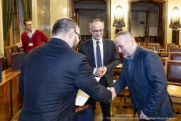 rady dzielnic, konwent, Kulig, Fryczek, Buszek, inauguracja, posiedzenie, spotkanie, przewodniczący