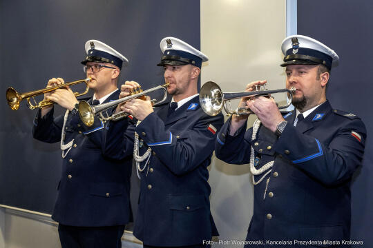 Policja, Ledzion, emerytura, Morajka, nominacja, Kraków, Kulig Andrzej, Kochańczyk, uroczystość