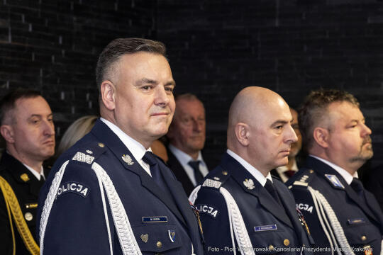 Policja, Ledzion, emerytura, Morajka, nominacja, Kraków, Kulig Andrzej, Kochańczyk, uroczystość