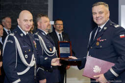 Policja, Ledzion, emerytura, Morajka, nominacja, Kraków, Kulig Andrzej, Kochańczyk, uroczystość