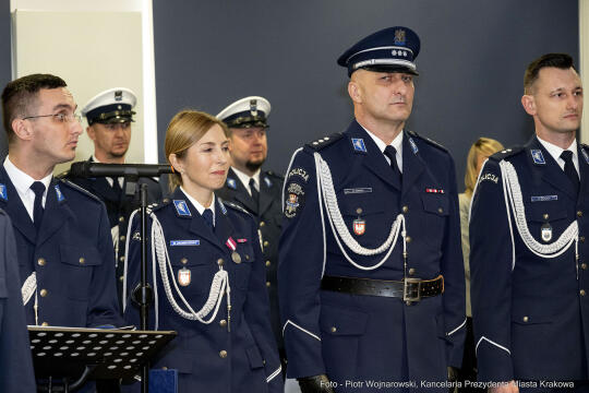 Policja, Ledzion, emerytura, Morajka, nominacja, Kraków, Kulig Andrzej, Kochańczyk, uroczystość