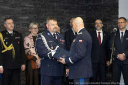 Policja, Ledzion, emerytura, Morajka, nominacja, Kraków, Kulig Andrzej, Kochańczyk, uroczystość