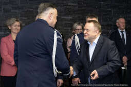 Policja, Ledzion, emerytura, Morajka, nominacja, Kraków, Kulig Andrzej, Kochańczyk, uroczystość