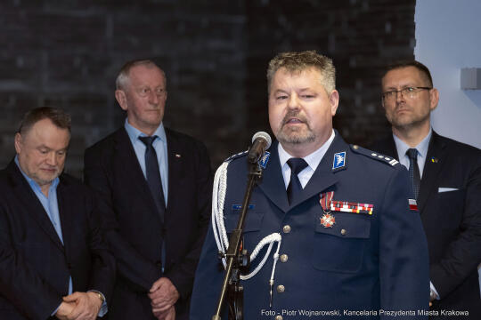 Policja, Ledzion, emerytura, Morajka, nominacja, Kraków, Kulig Andrzej, Kochańczyk, uroczystość