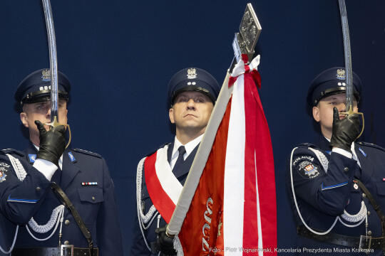 Policja, Ledzion, emerytura, Morajka, nominacja, Kraków, Kulig Andrzej, Kochańczyk, uroczystość